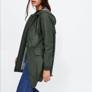 zara waterproof jacket
